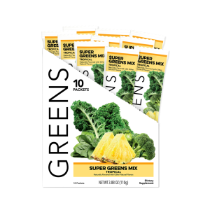 Greens: Tropical Super Greens Mix (10 Single Serving Stick Packs)